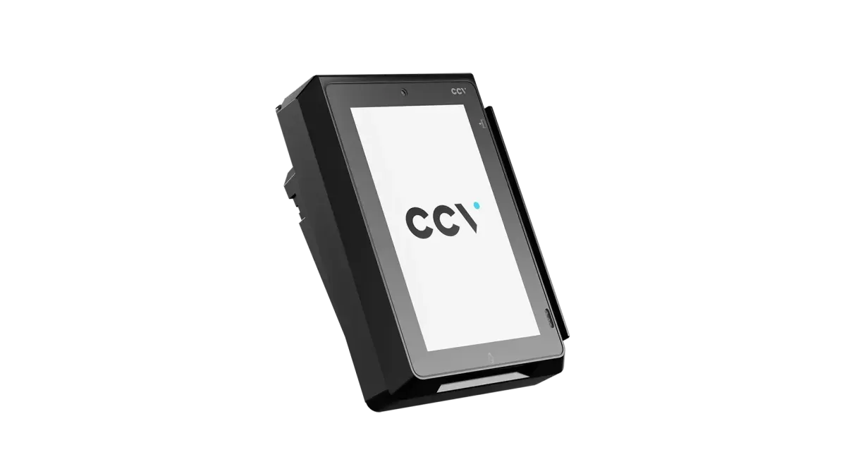 CCV IM30: hochkantes Einbau-Bezahlmodul mit Touchscreen für Selbstbedienungsautomaten