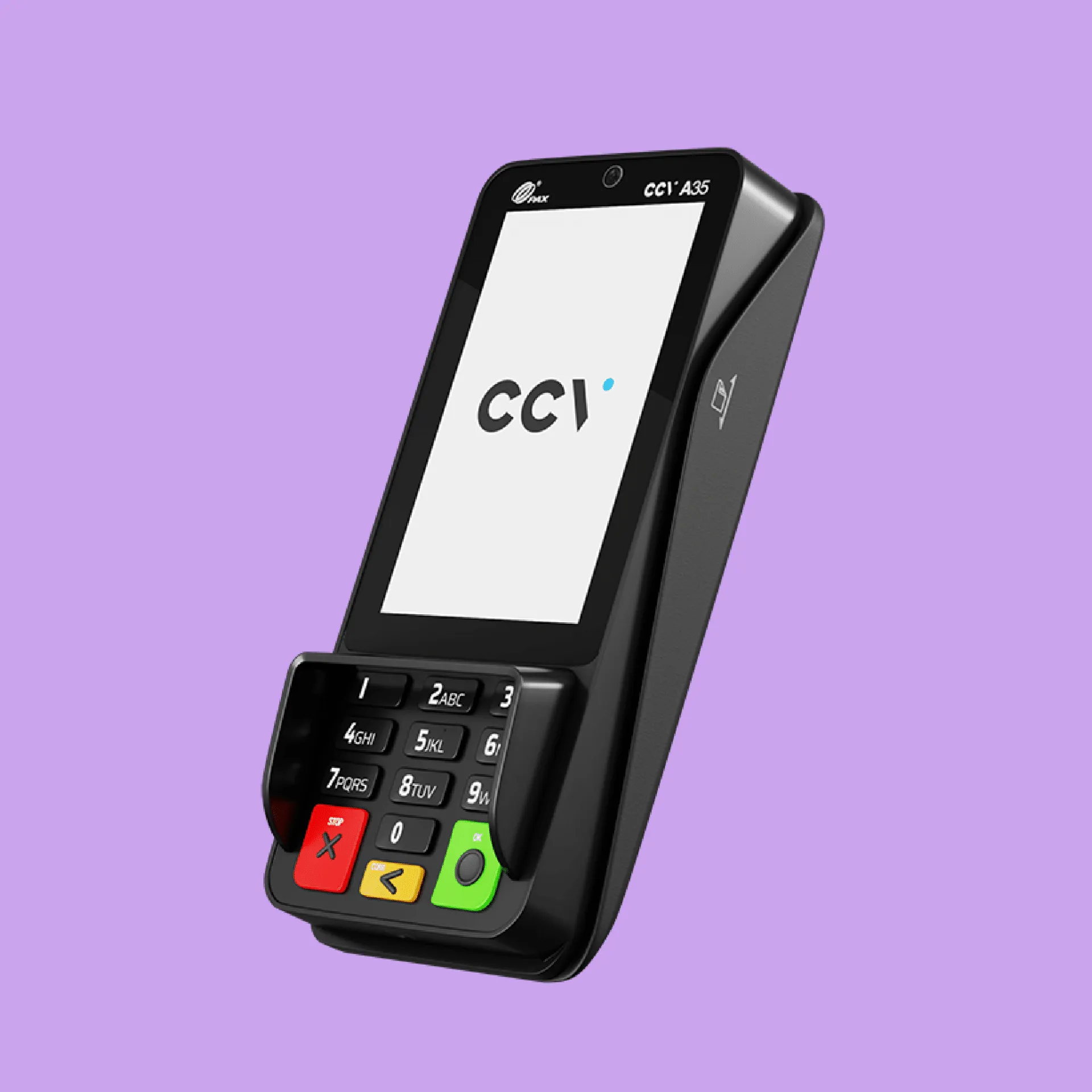 CCV Nexus Pad A35: Smart-PIN-Pad mit Touchscreen, Tastenfeld und Kontaktlos-Leser
